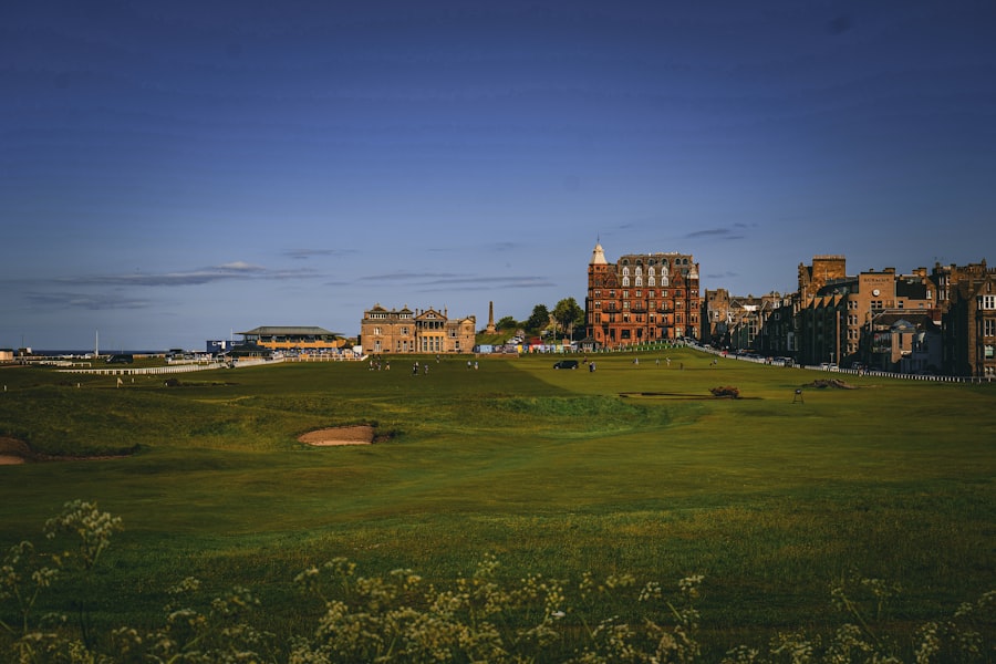 Scottish links course at St Andrews